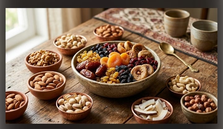 सूखे मेवे, गिरियाँ (Dried fruits / Nuts) और मधुमेह
